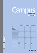 Kokuyo Campus 2027 Monthly Diary - B6