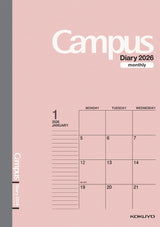 Kokuyo Campus Monthly Diary - A5