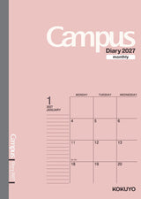 Kokuyo Campus 2027 Monthly Diary - B5