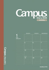 Kokuyo Campus Monthly Grid Diary - A5