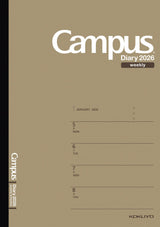 Kokuyo Campus Weekly Horizontal Diary - A5