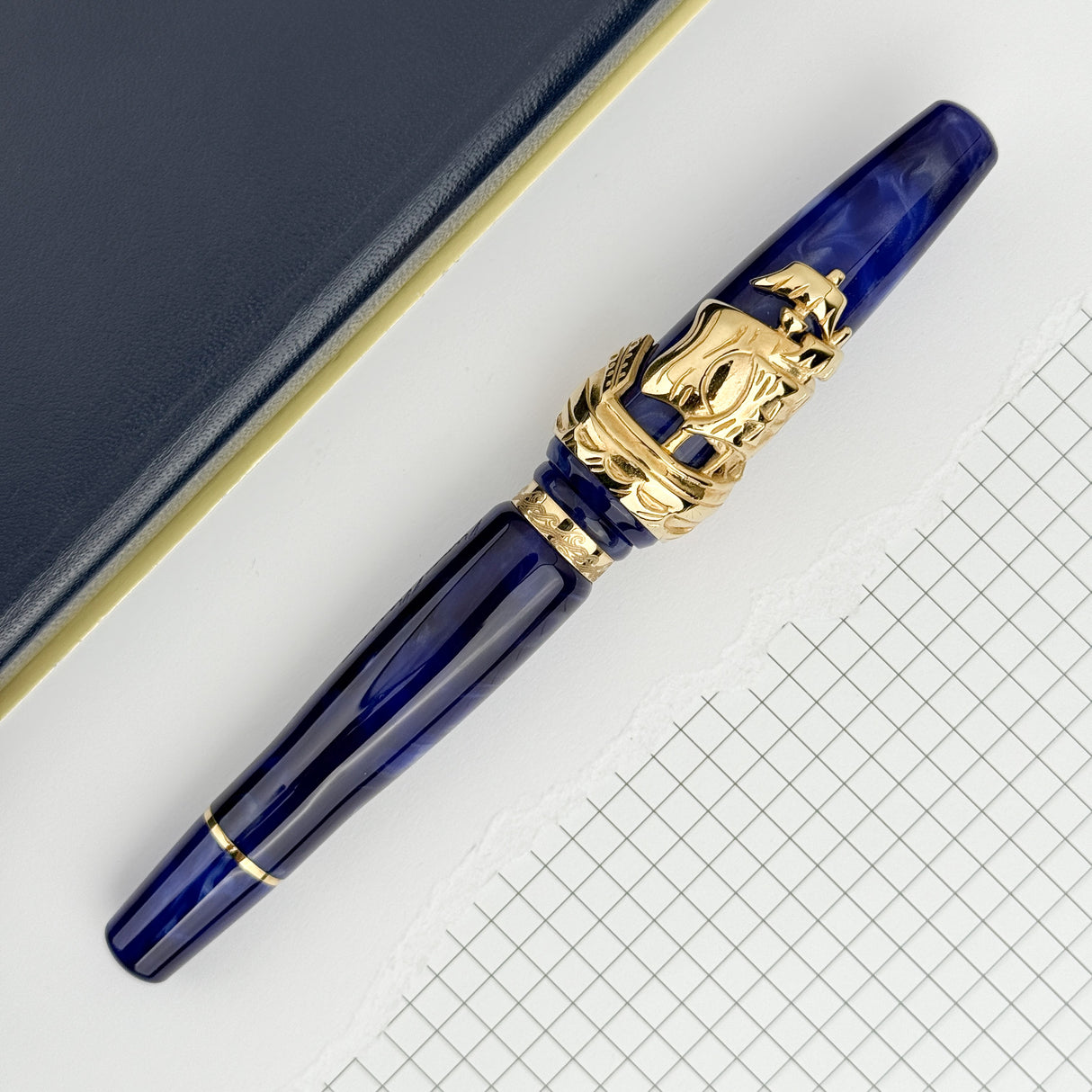 Nino Marino Columbus Fountain Pen - Vermeil