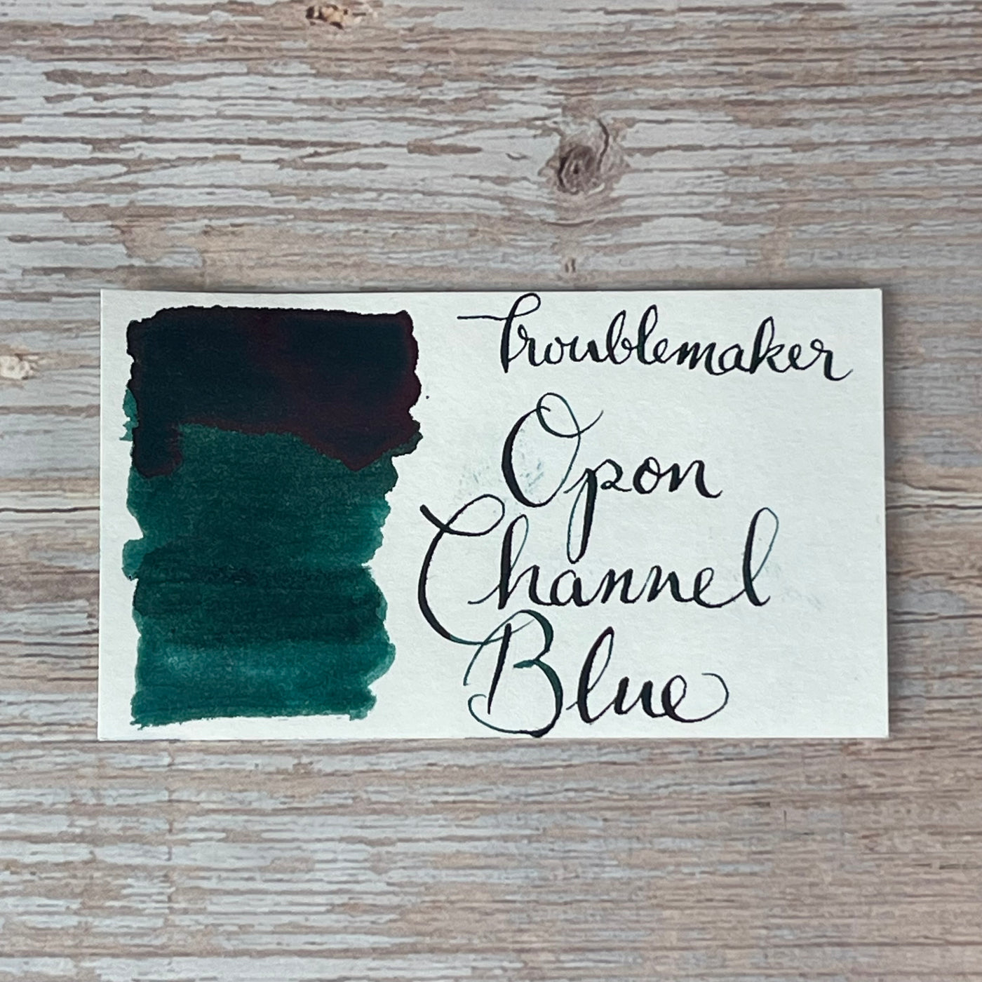 Troublemaker Opon Channel Blue - 60ml Bottled Ink