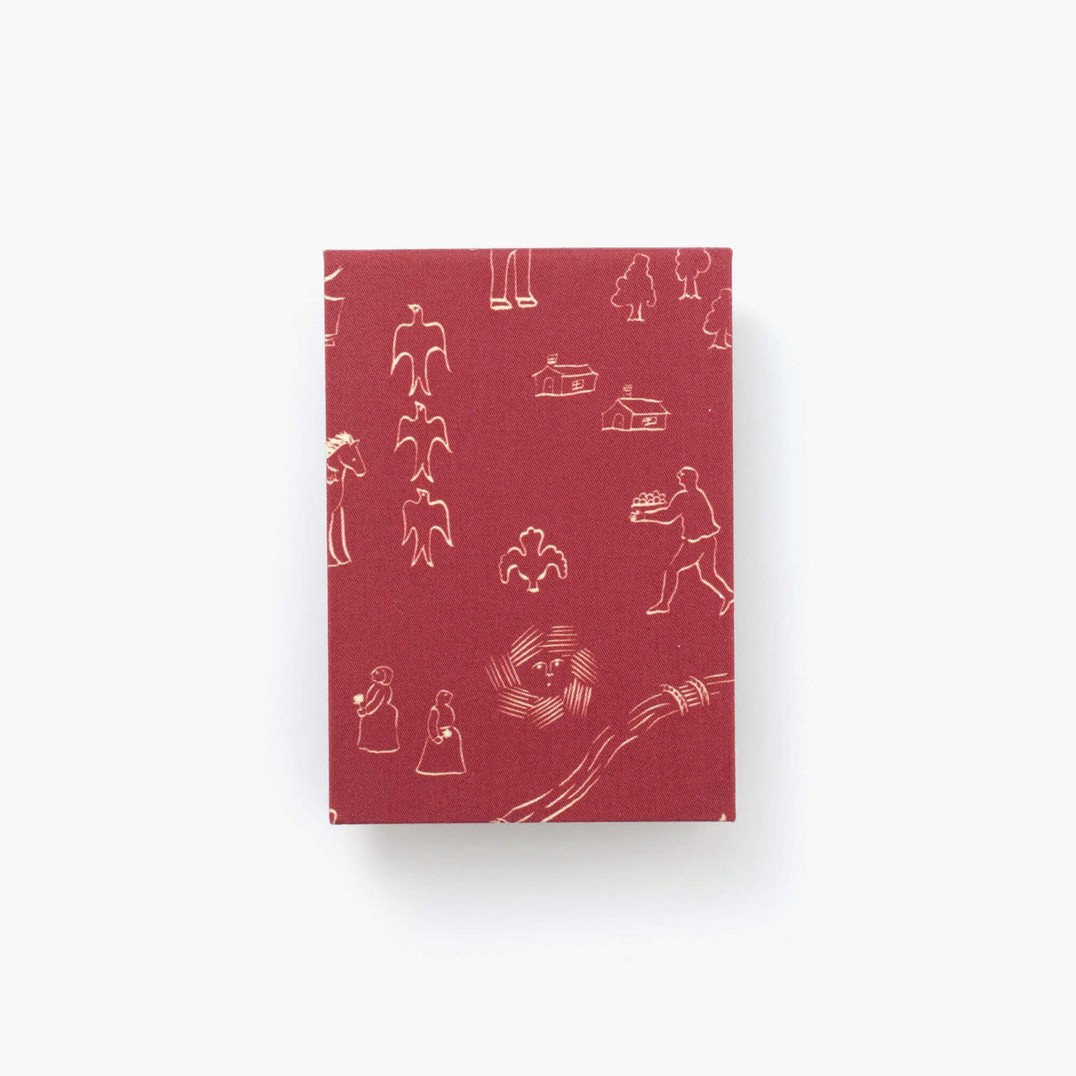 Kakimori Mini Note Cover - Palmehuset / History - Burgundy