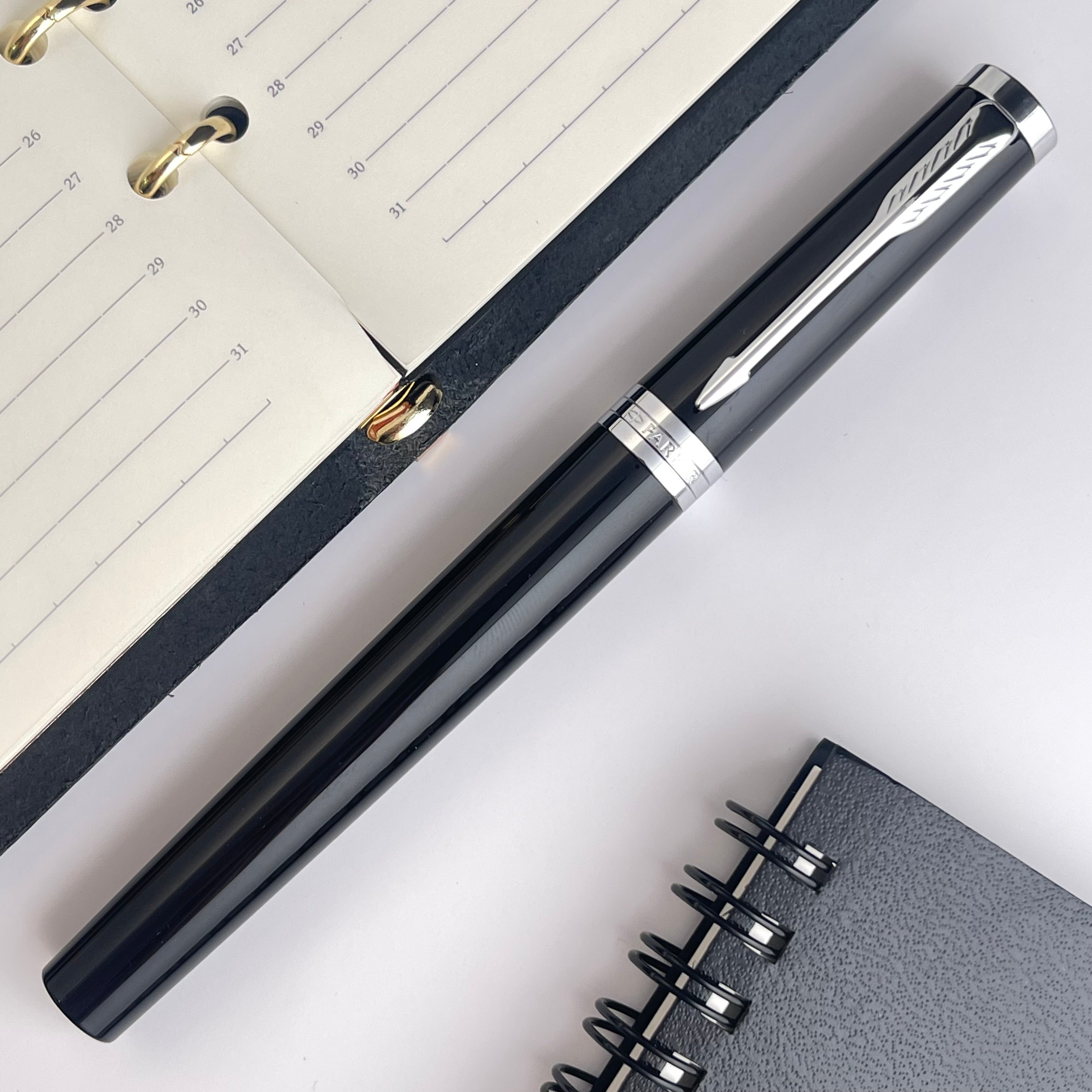 Parker Ingenuity Rollerball Pen - Black w/ Chrome Trim – Atlas