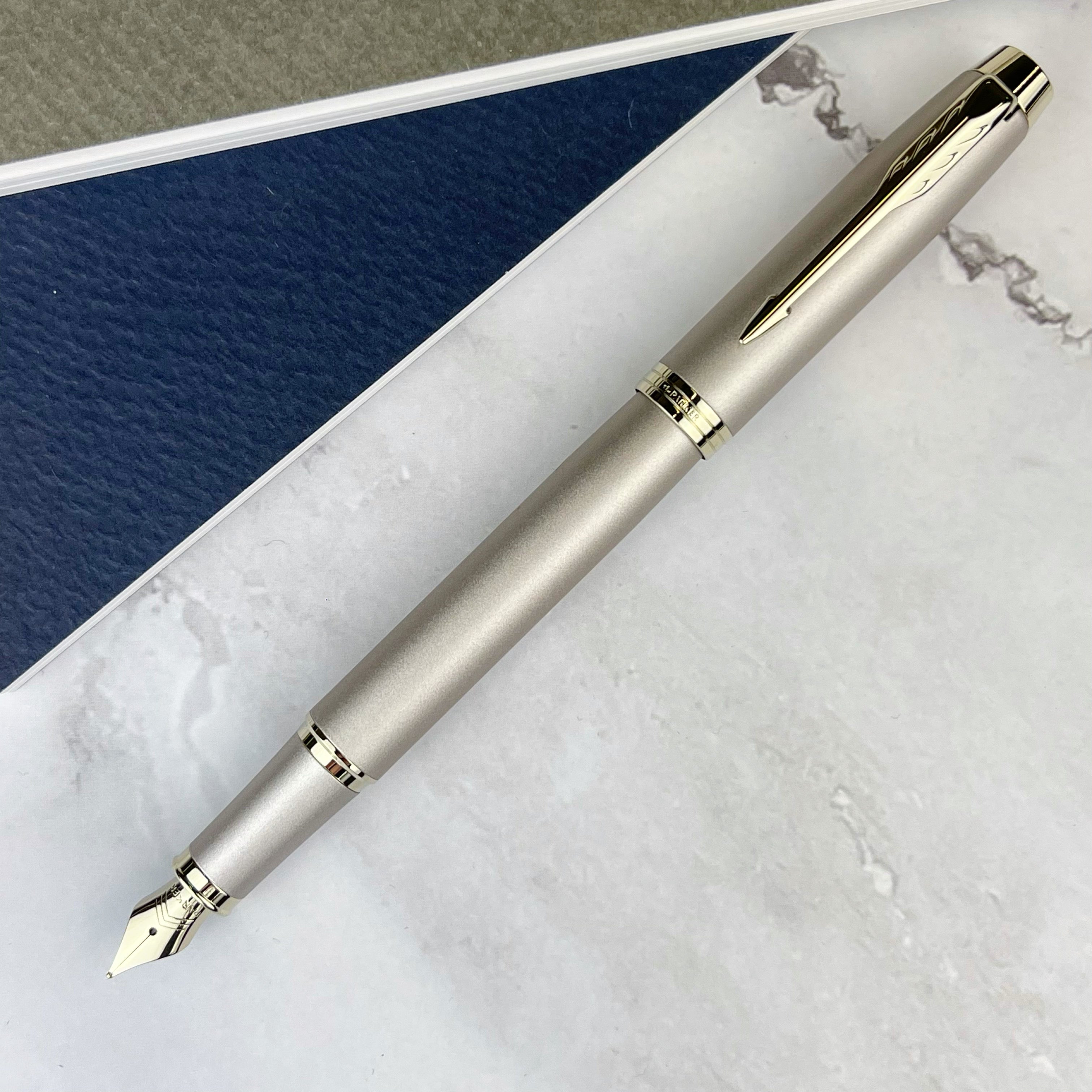 Parker IM Fountain Pen - Monochrome Champagne – Atlas Stationers