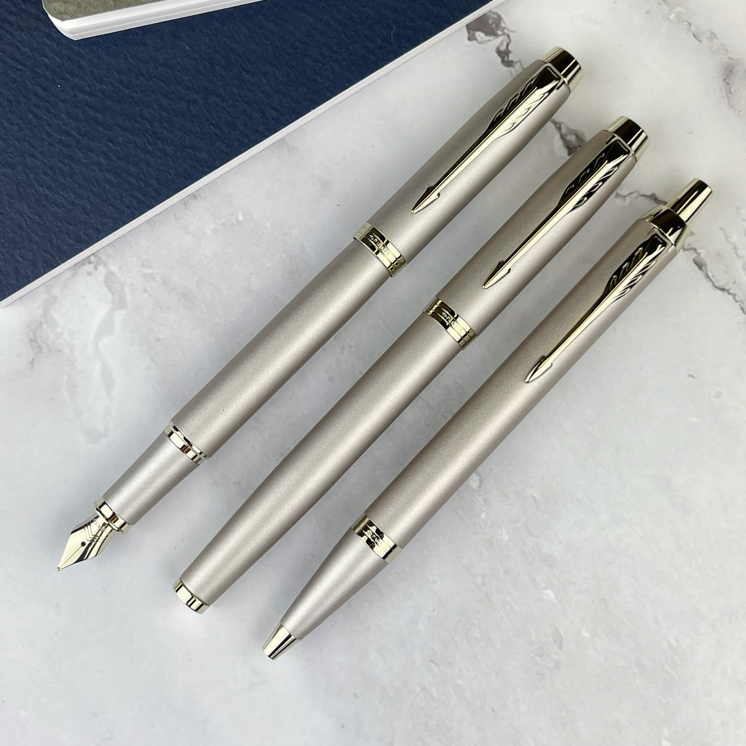 Parker IM Ballpoint Pen - Monochrome Champagne – Atlas Stationers