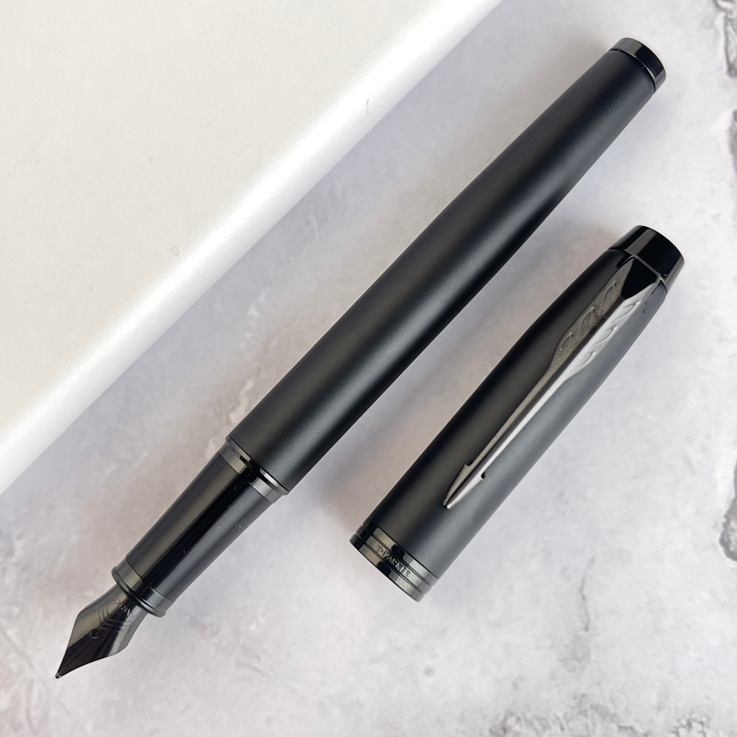 Parker IM Achromatic Fountain Pen - Black – Atlas Stationers