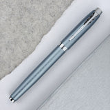 Parker IM Premium Fountain Pen - Grey Lacquer & Chrome Trim