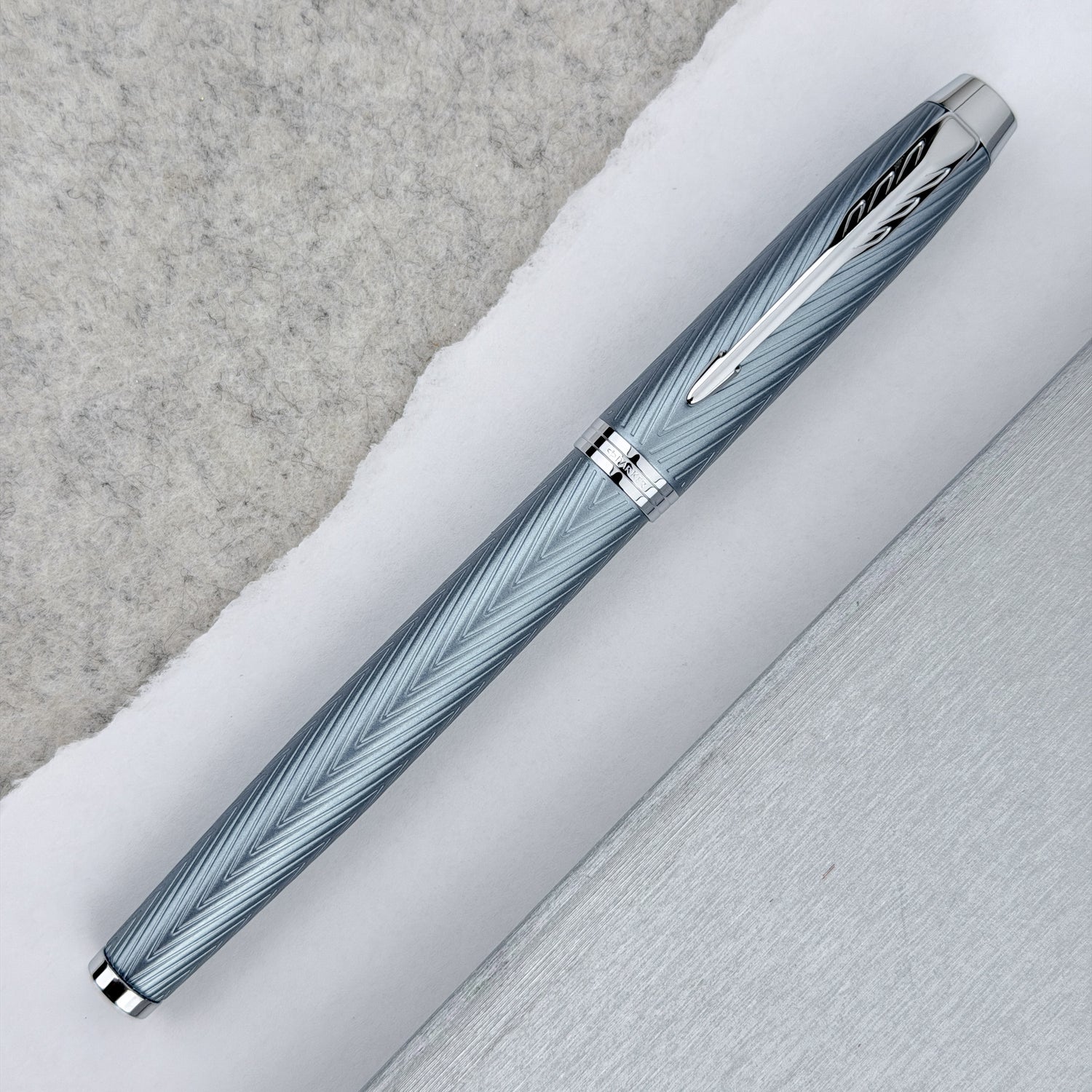 Parker IM Premium Rollerball Pen - Grey Lacquer & Chrome Trim