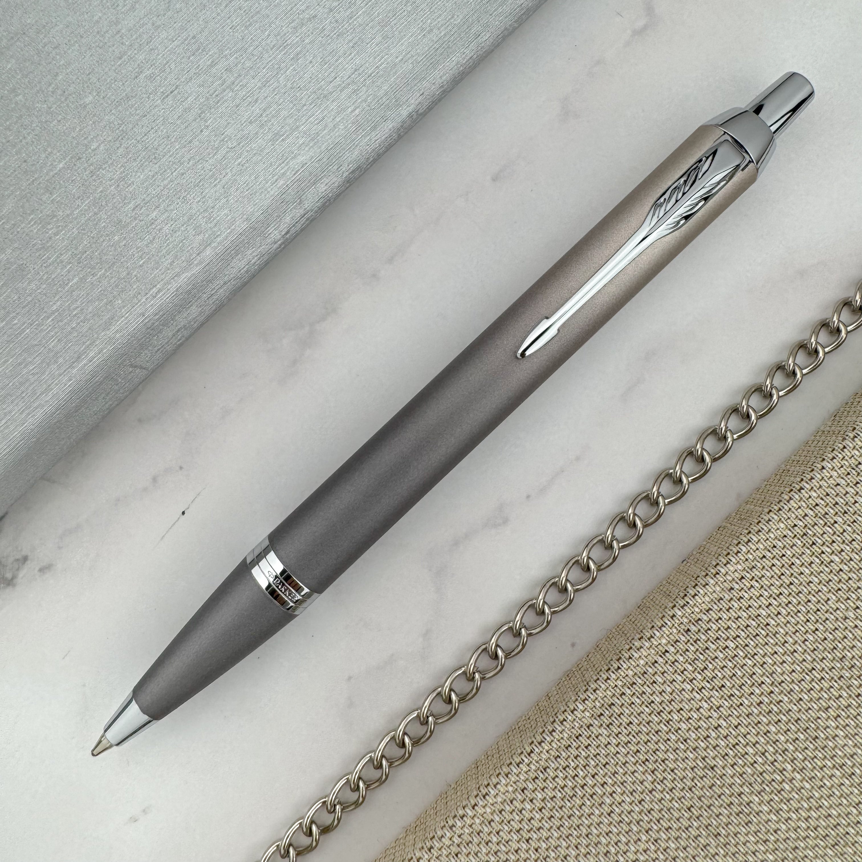 Parker ワールド・メモリアル・ペン Parker IM Ritual Ballpoint Pen - Grey – Atlas Stationers