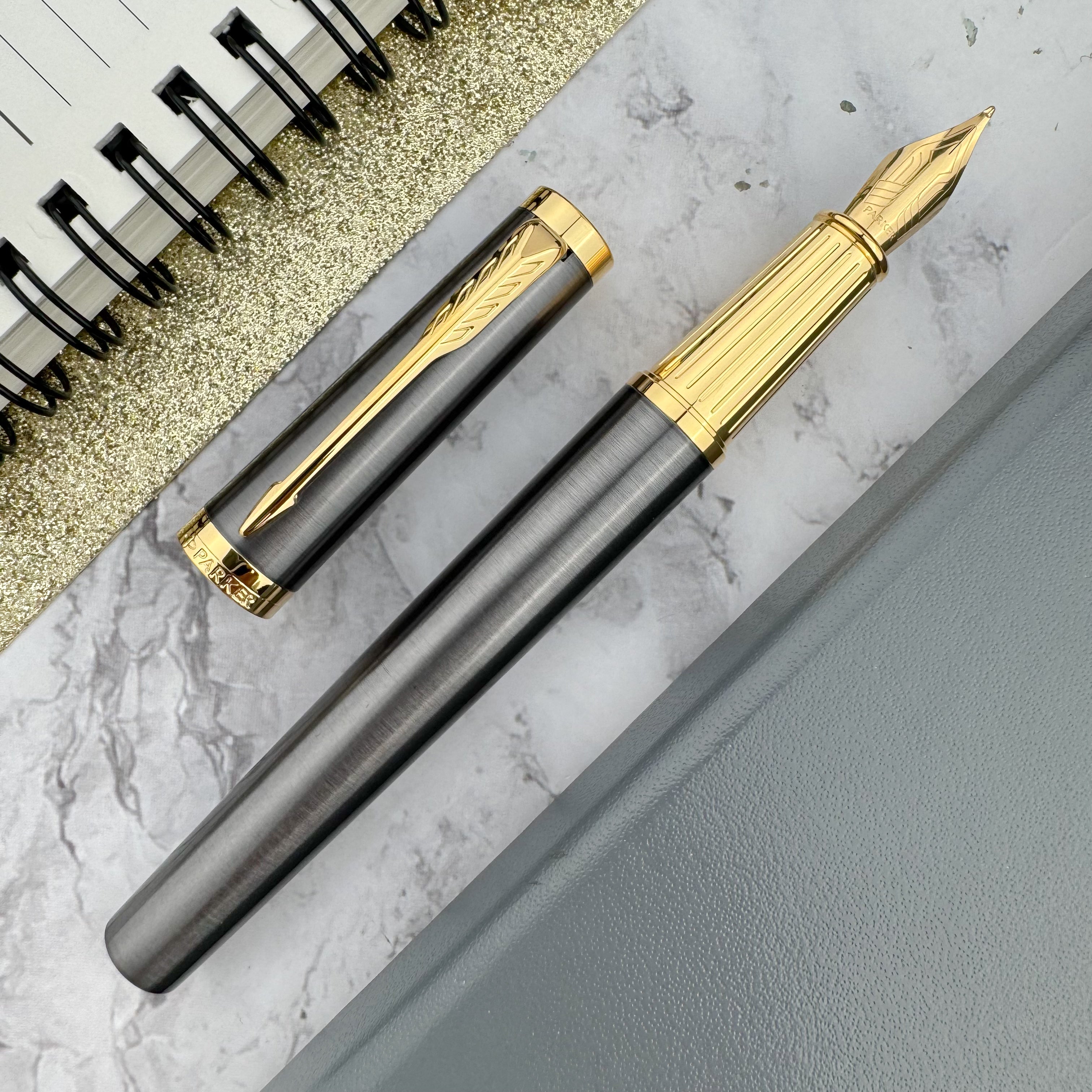 筆記具 Parker INGNTY Parker Ingenuity Fountain Pen - Grey – Atlas Stationers