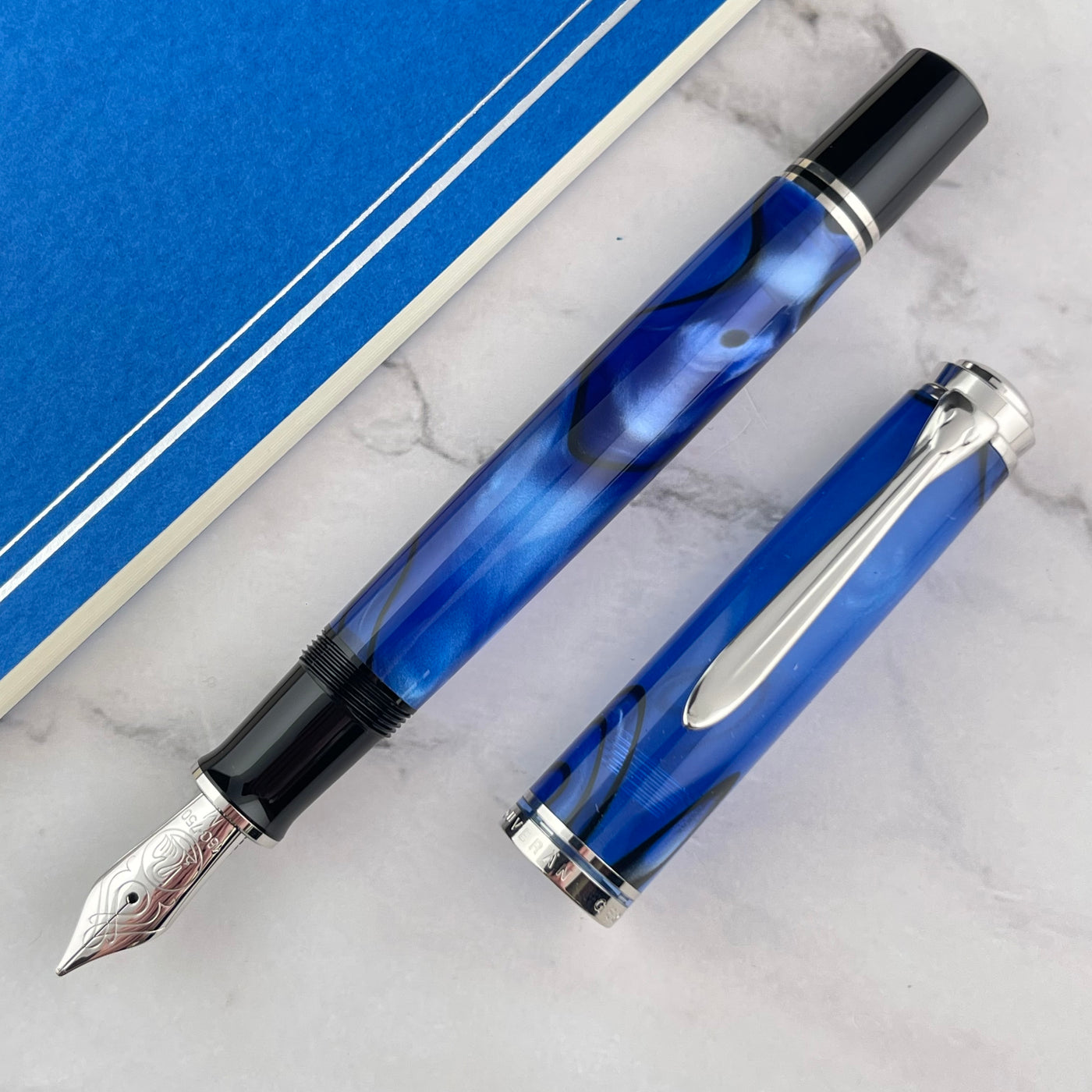 Pelikan Souveran M805 Fountain Pen - Blue Dunes (Special Edition)