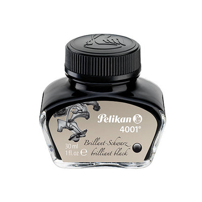 Pelikan 4001 Brilliant Black - 30ml Bottled Ink