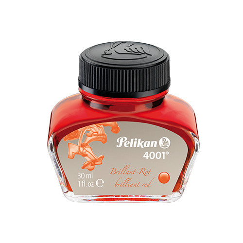 Pelikan 4001 Brilliant Red - 30ml Bottled Ink