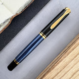 Pelikan Souveran M400 Fountain Pen - Black / Blue