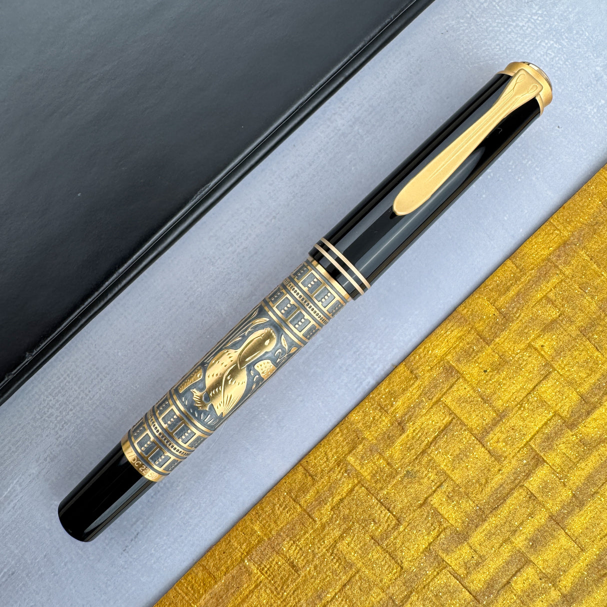Pelikan Toledo M700 Fountain Pen - Black w/Gold (Special Edition)