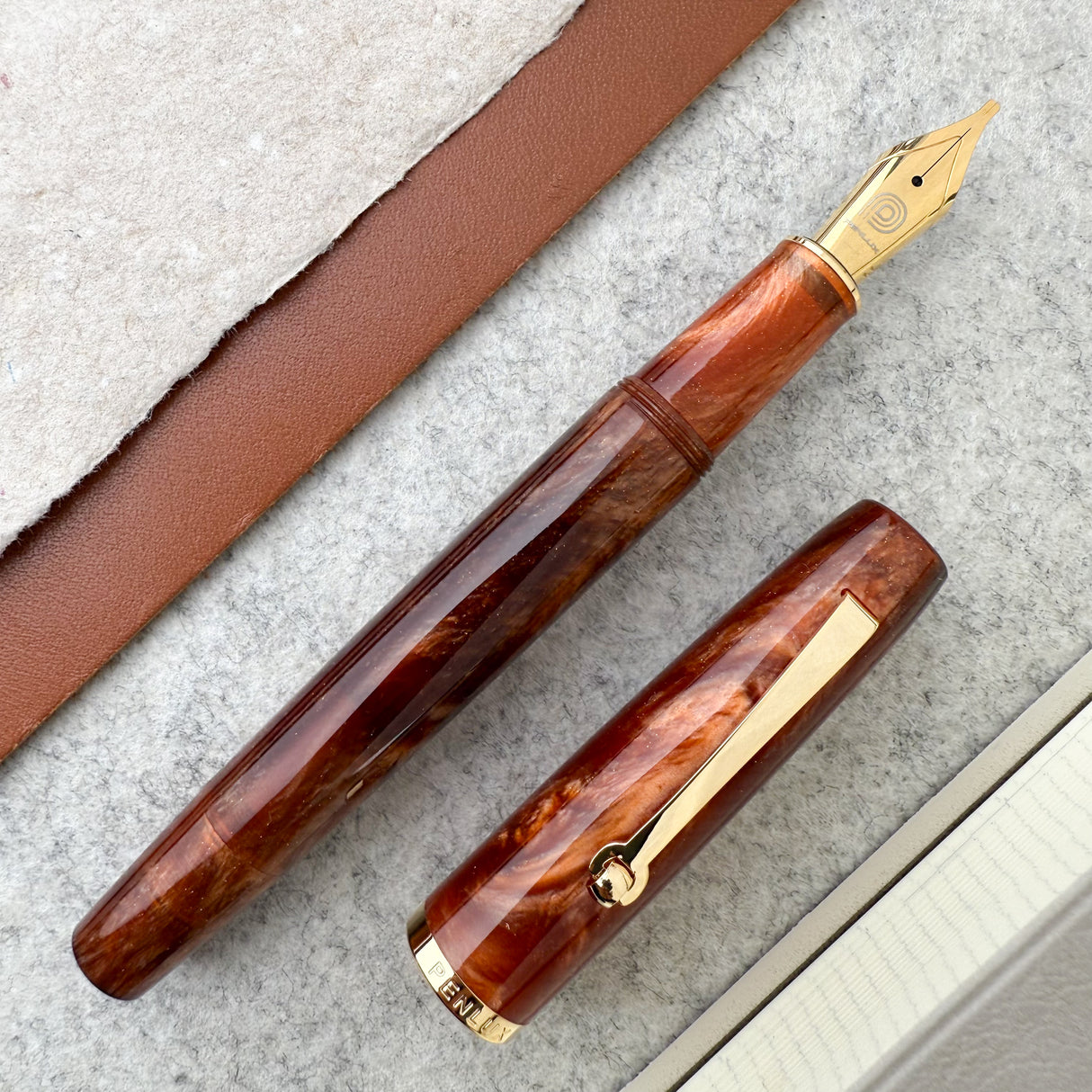 Penlux Concerto Fountain Pen - Amber (Special Edition)