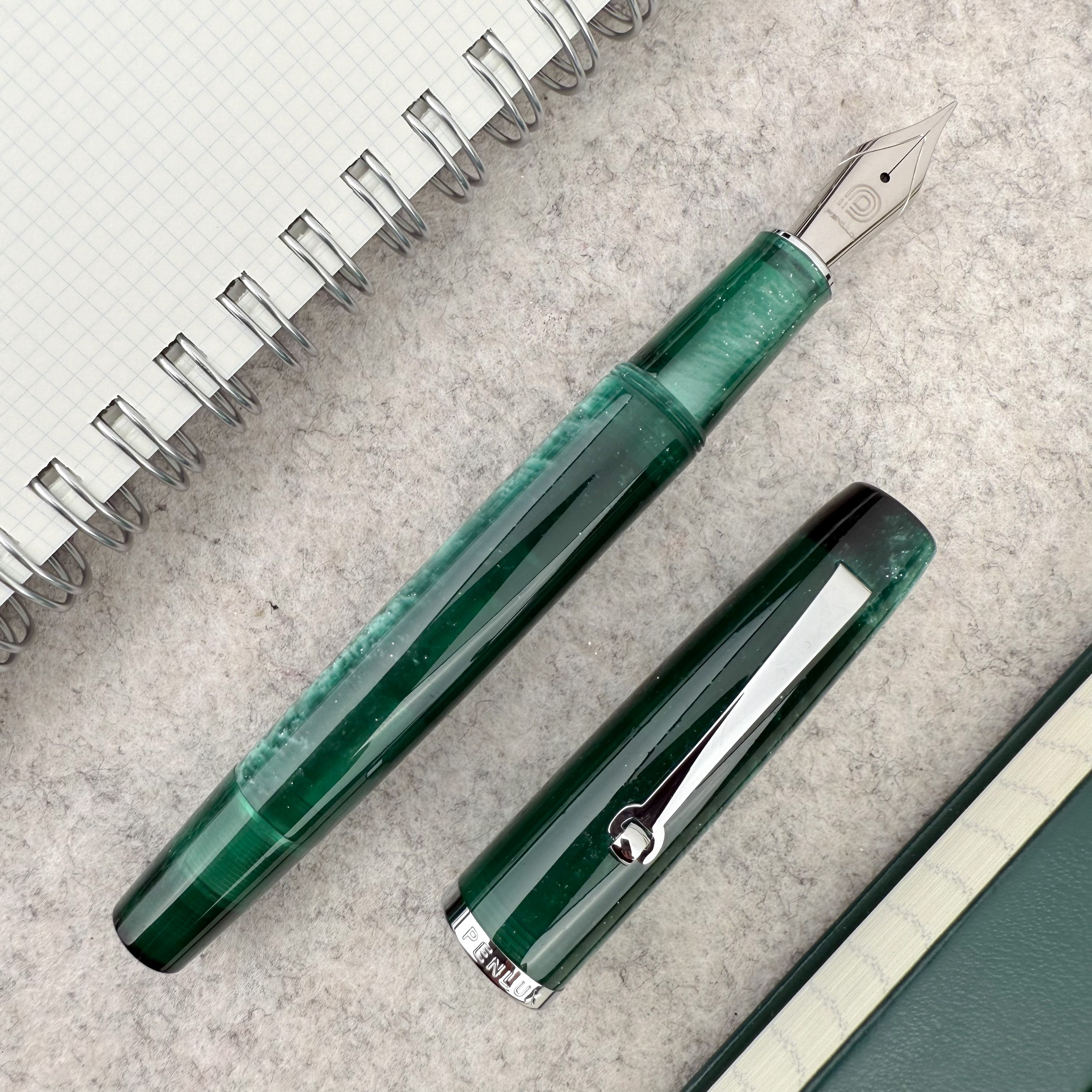 Penlux Concerto Fountain Pen - Malachite (Special Edition) – Atlas