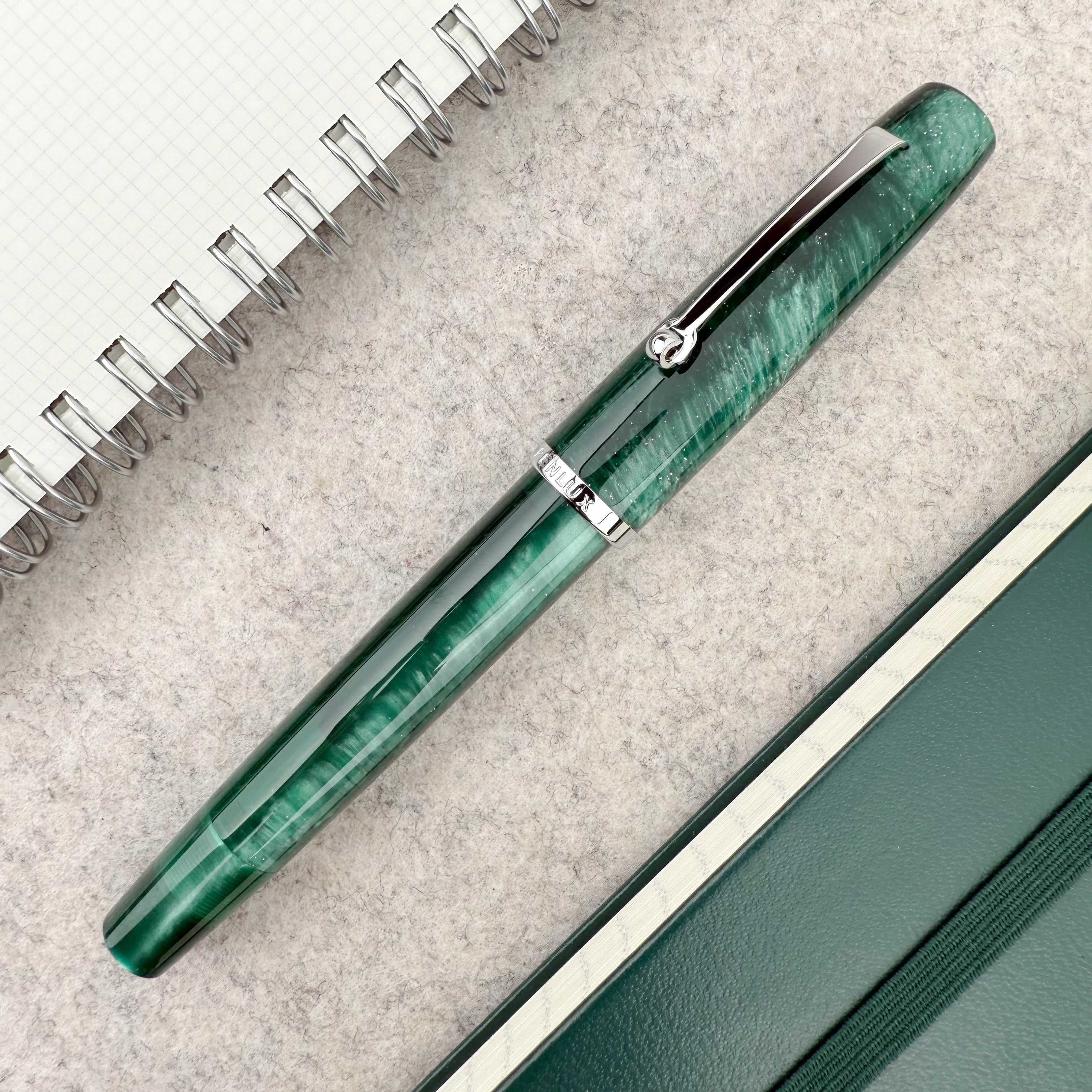 Penlux Concerto Fountain Pen - Malachite (Special Edition) – Atlas