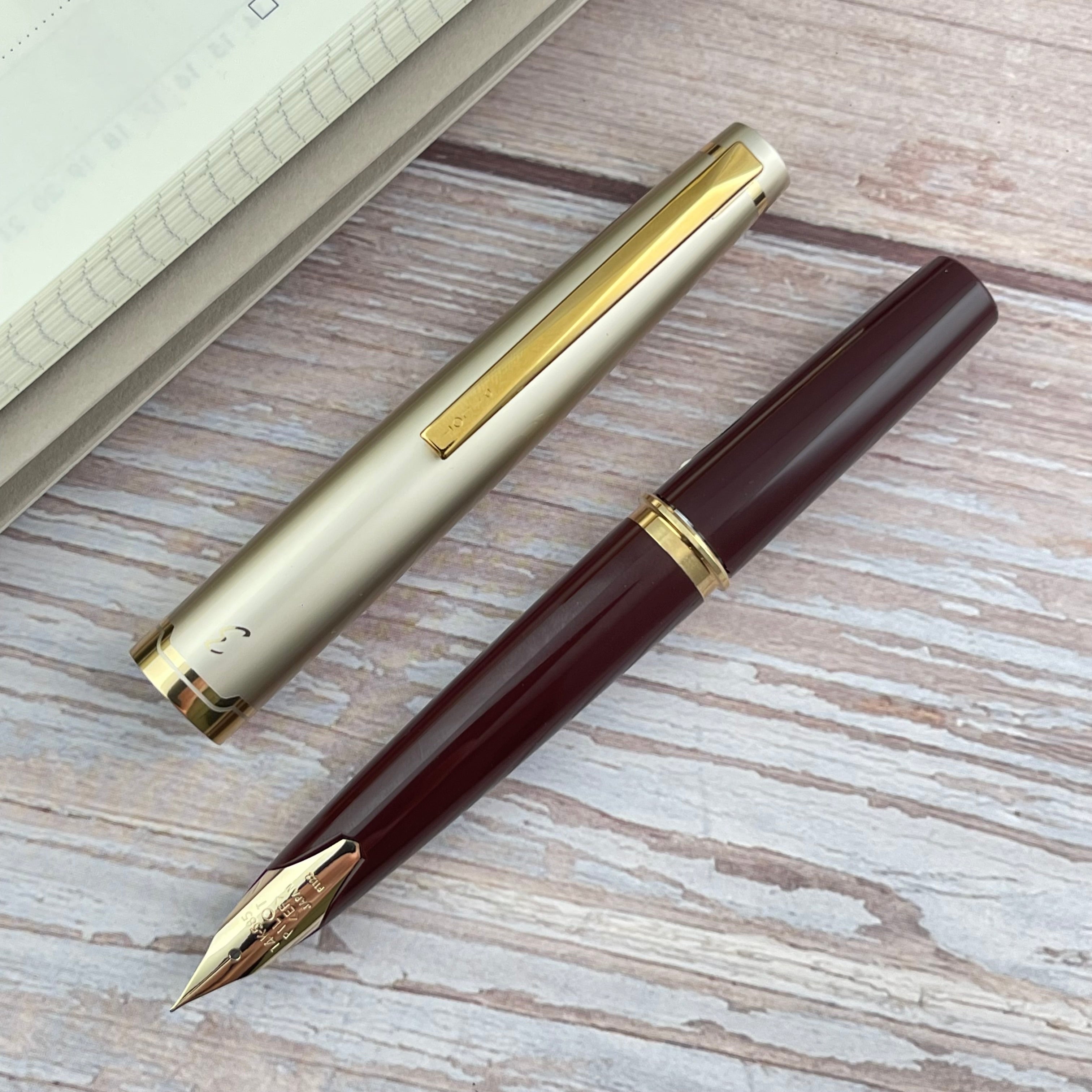Pilot E95s Fountain Pen - Burgundy – Atlas Stationers