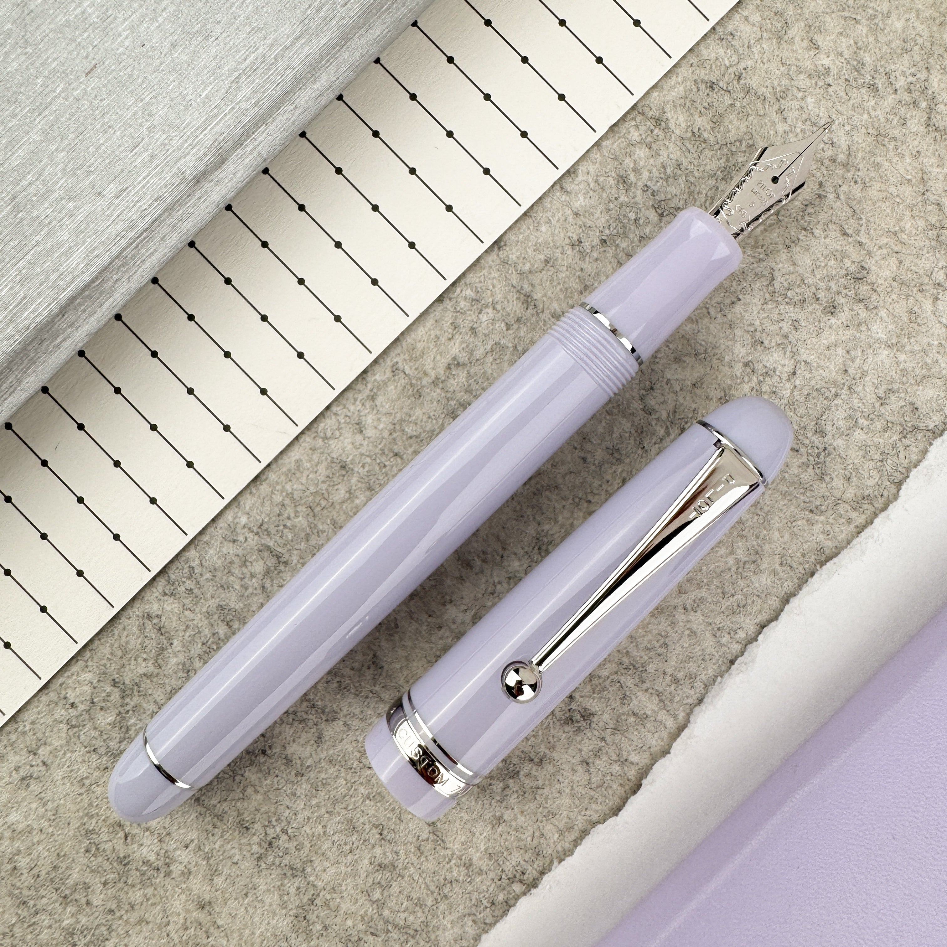 Pilot Custom 74 Fountain Pen - Lavender Fog (Special Edition