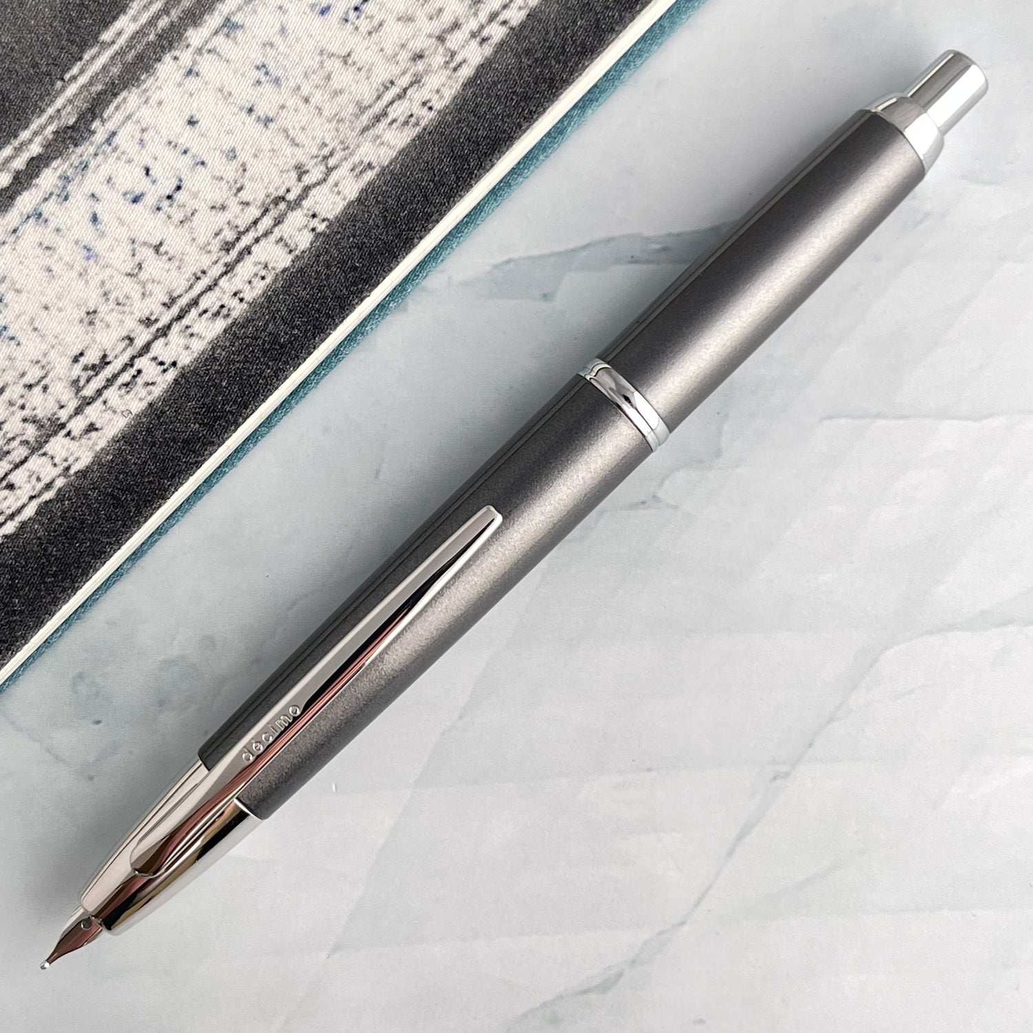 Pilot Vanishing Point Decimo Fountain Pen - Dark Grey – Atlas Stationers