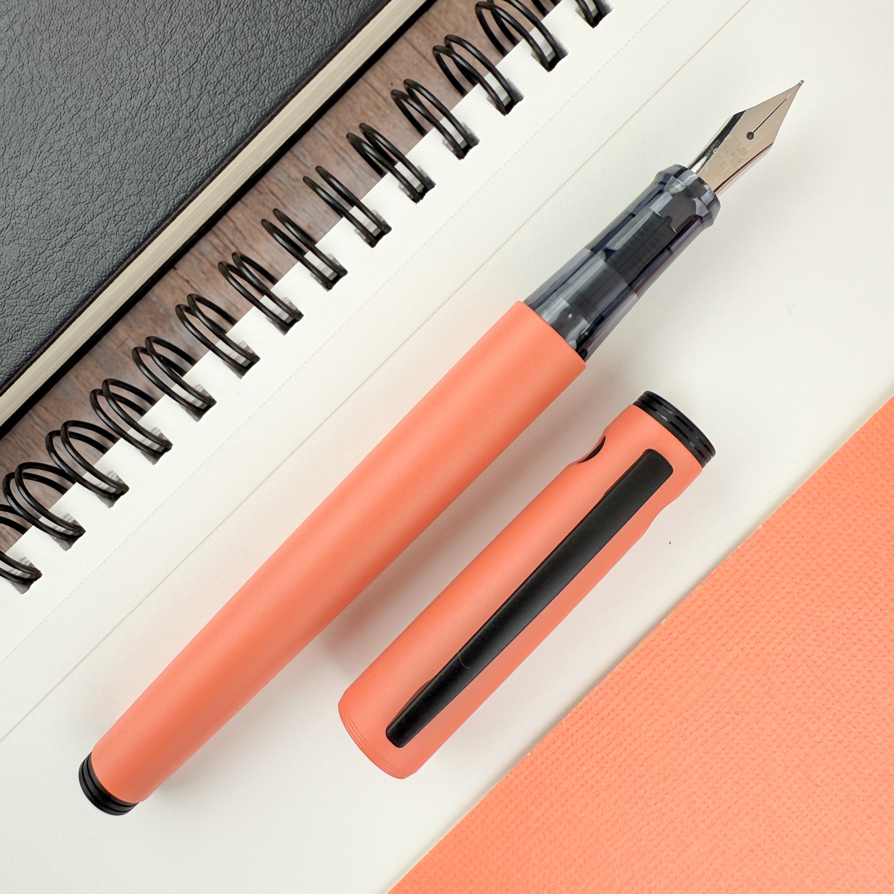 Pilot Explorer Fountain Pen - Matte Coral – Atlas Stationers