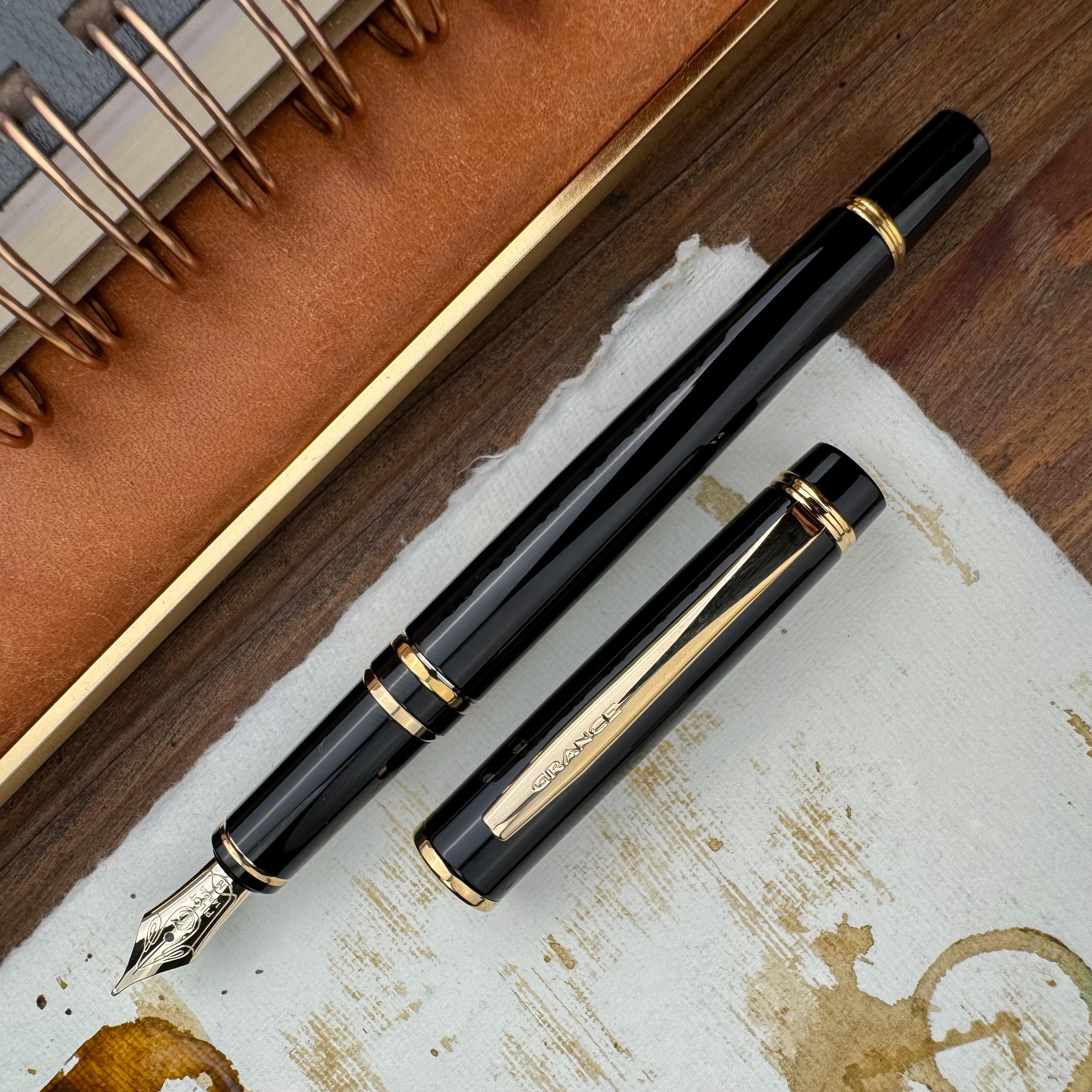 Pilot Grance Fountain Pen - Black – Atlas Stationers
