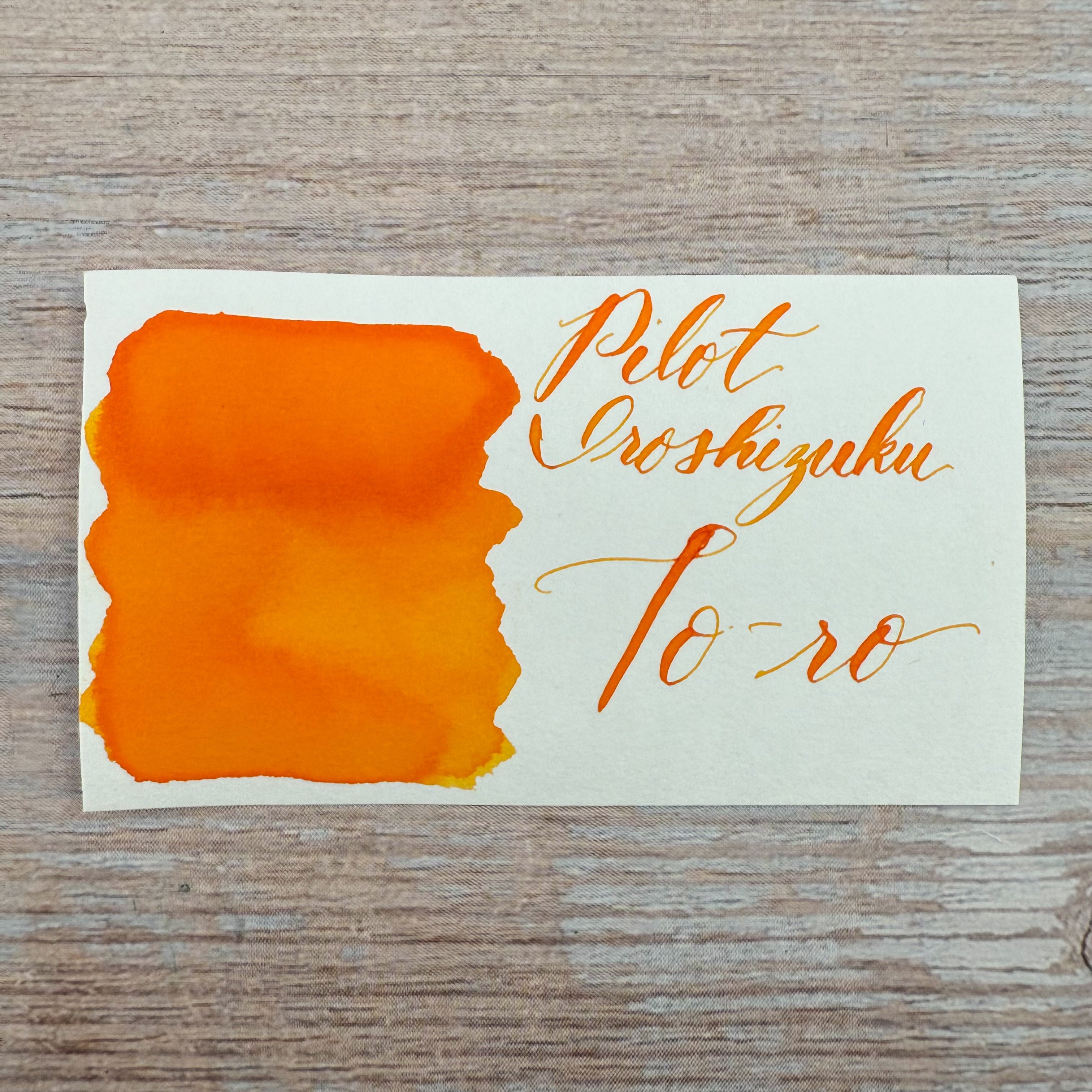 Pilot Iroshizuku To-Ro - 50ml Bottled Ink – Atlas Stationers