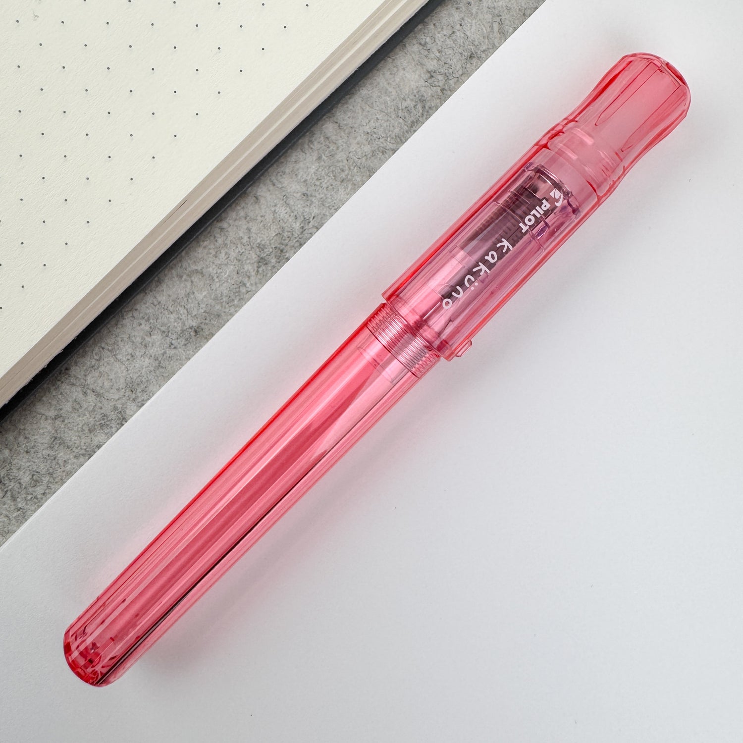 Pilot Kakuno Fountain Pen - Translucent Coral