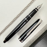 Pilot Metal Falcon Fountain Pen - Black