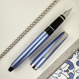 Pilot Metal Falcon Fountain Pen - Sapphire
