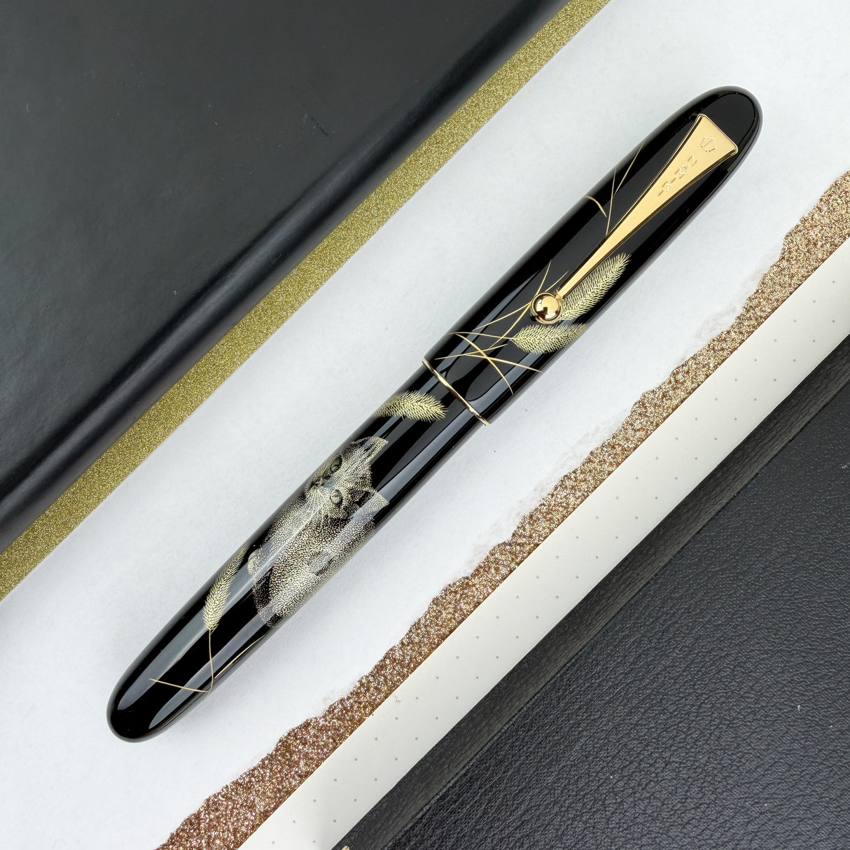 Namiki Chinkin Fountain Pen - Cat