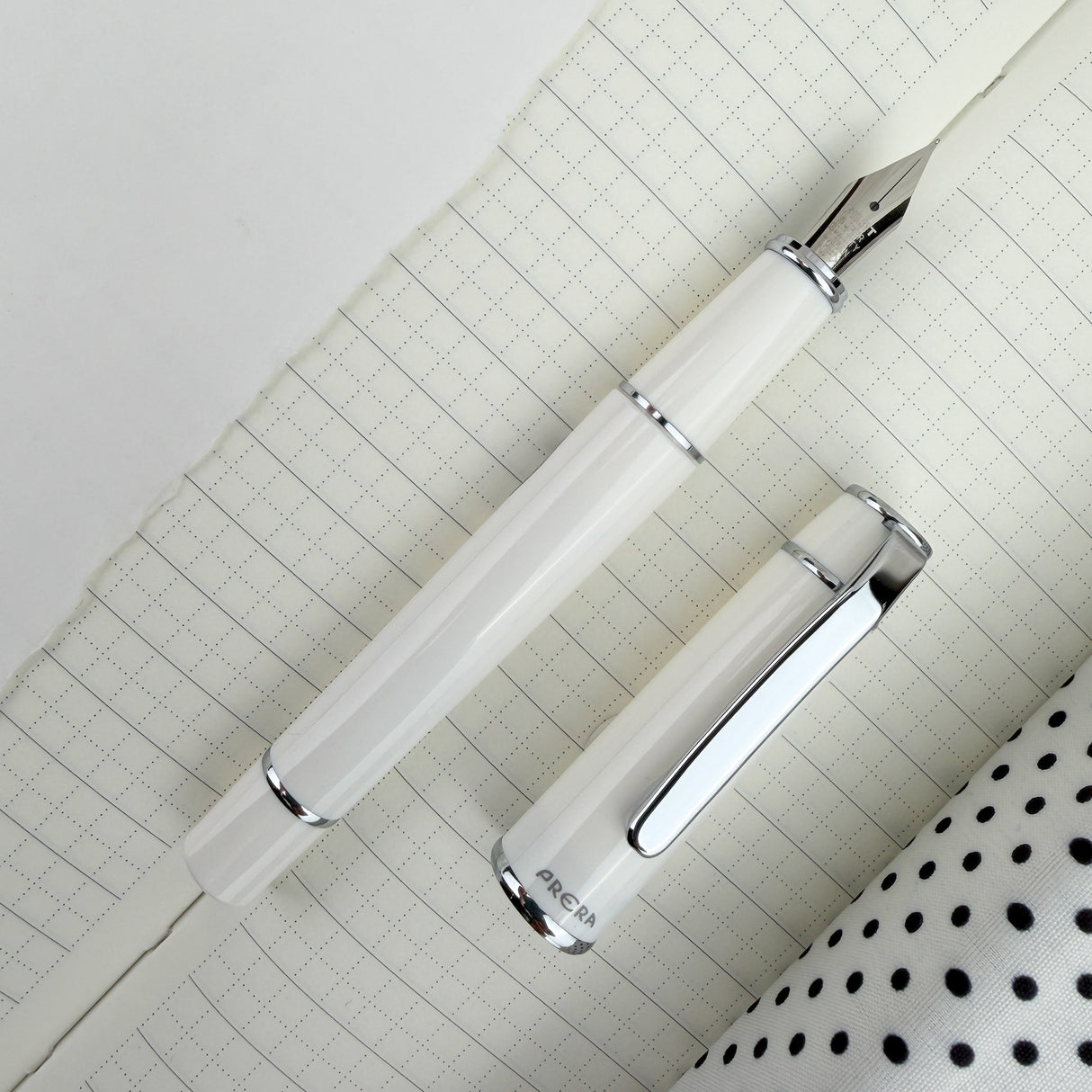 Pilot Prera Fountain Pen - Porcelain White