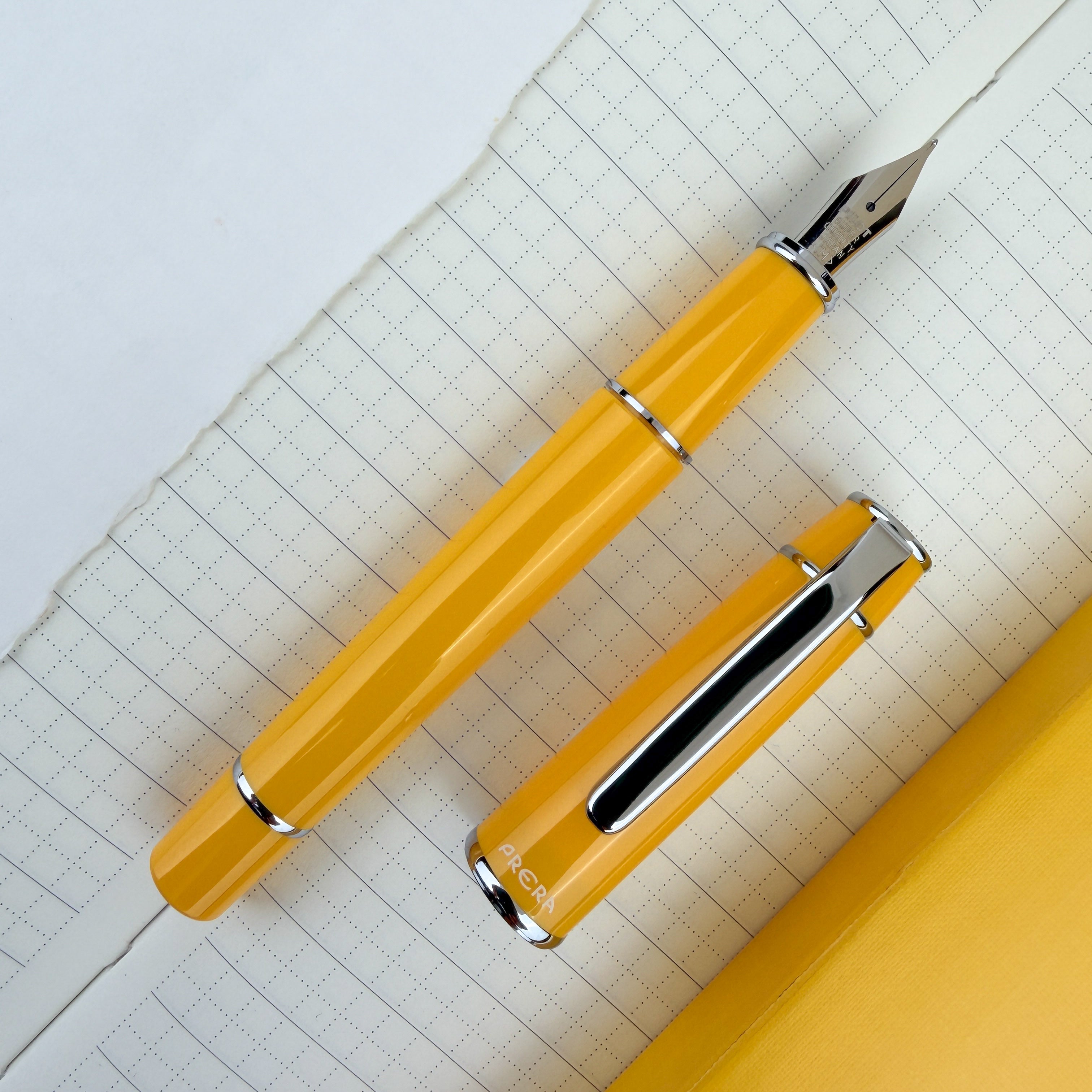 Pilot Prera Fountain Pen - Honey Yellow – Atlas Stationers