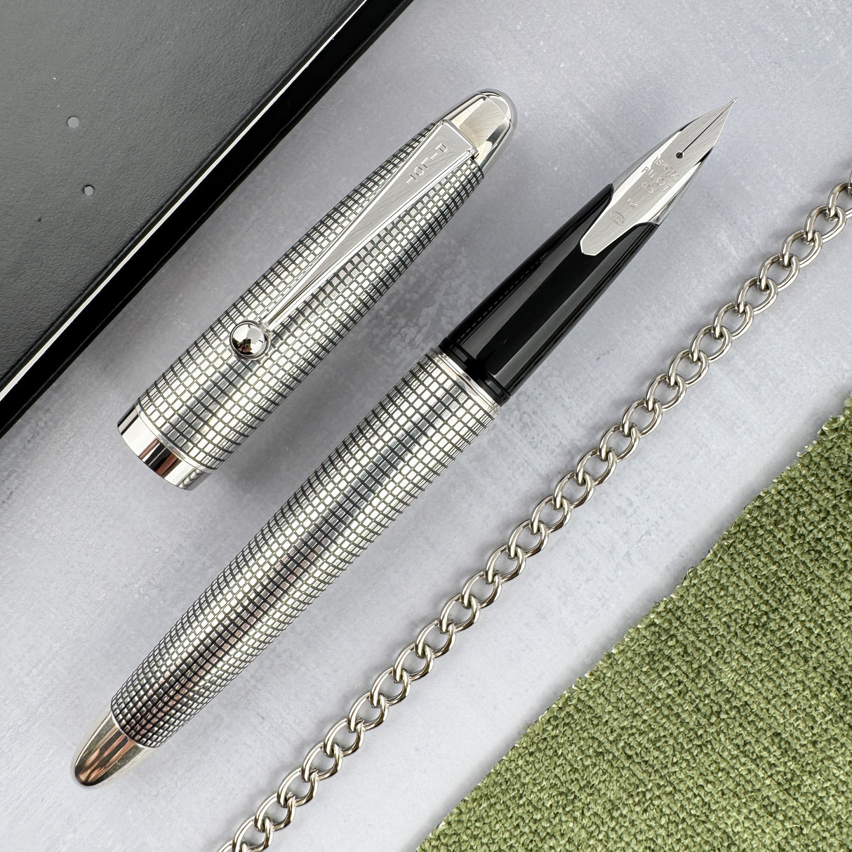 Pilot Sterling Silver Fountain Pen - Silvern Koushi