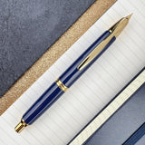 Pilot Vanishing Point Fountain Pen - Blue w/ Gold