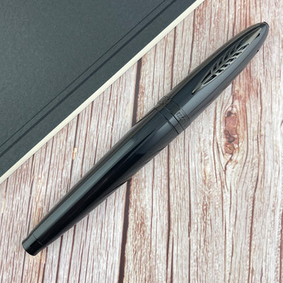 Pineider Modern Times Fountain Pen - Black w/ Black