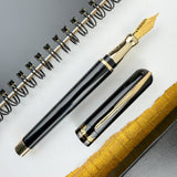 Pineider UR Avatar Anniversary Fountain Pen - Black with Gold Trim (Special Edition)