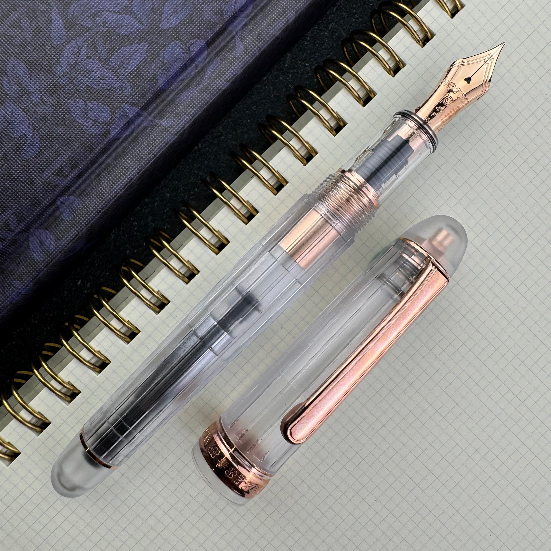 Platinum #3776 Fountain Pen - Nice Rose Gold – Atlas Stationers
