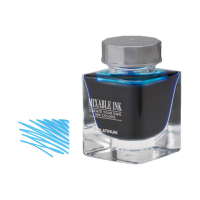 Platinum Mixable Aqua Blue - 20ml Bottled Ink