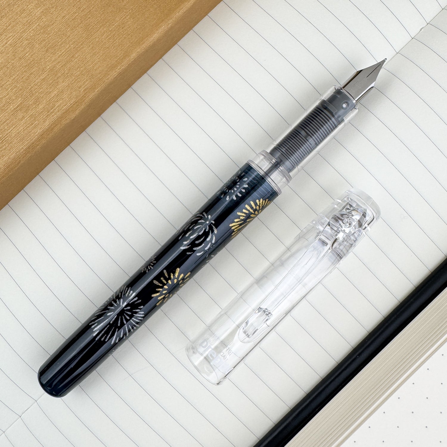 Platinum Preppy Wa Modern Maki-e Fountain Pen - Hanabi (Limited Edition)