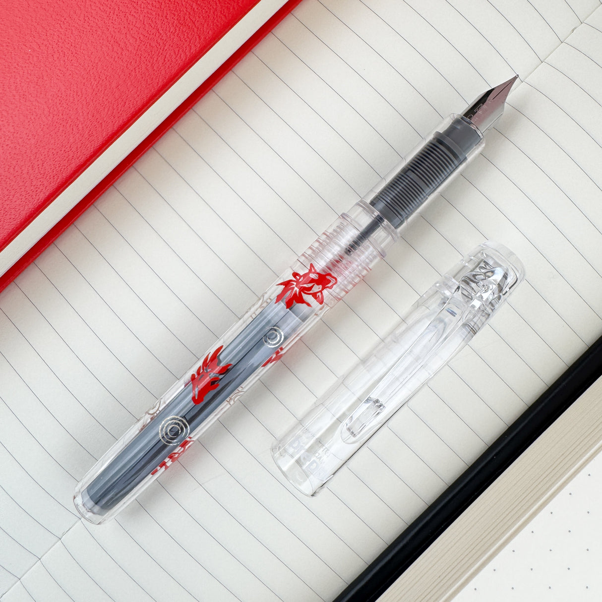Platinum Preppy Wa Modern Maki-e Fountain Pen - Kingyo (Limited Edition)