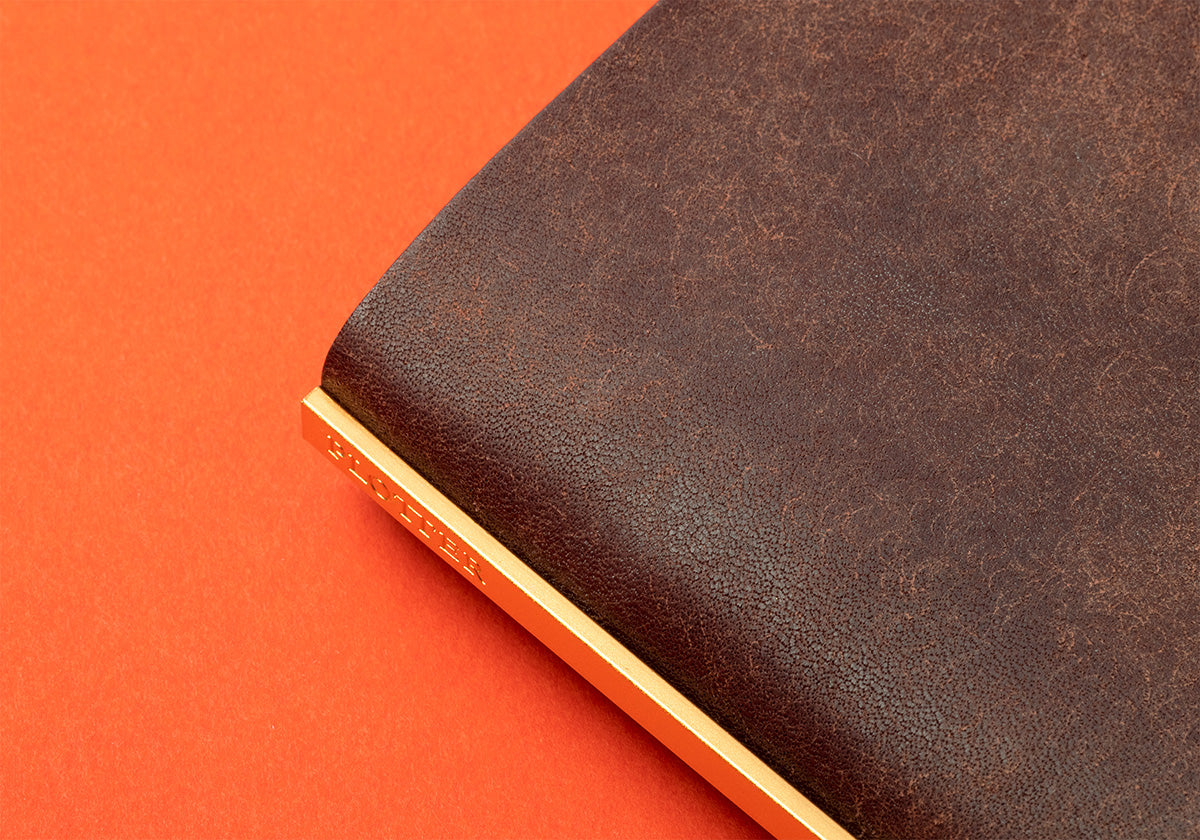 Plotter Pueblo 5-Ring Leather Binder - Mini 5 Size - Brown