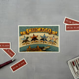 Chicago Postcard - Four Stars