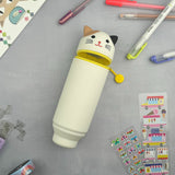 PuniLabo Stand Up Pen Case - Calico Cat