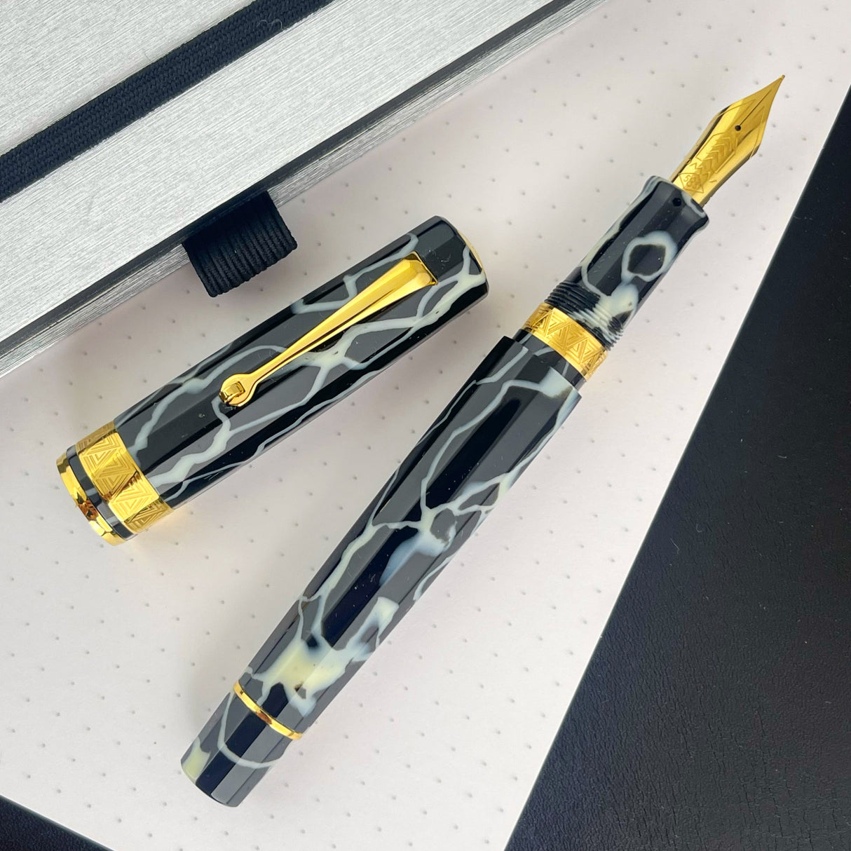 Omas Paragon Fountain Pen - Wild w/ Gold (Doorbuster)