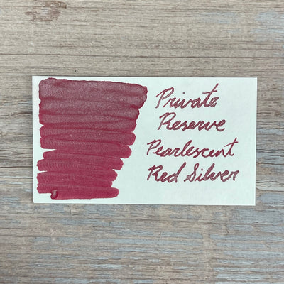 Private Reserve Pearlescent Red-Silver - 60ML Bottled Ink