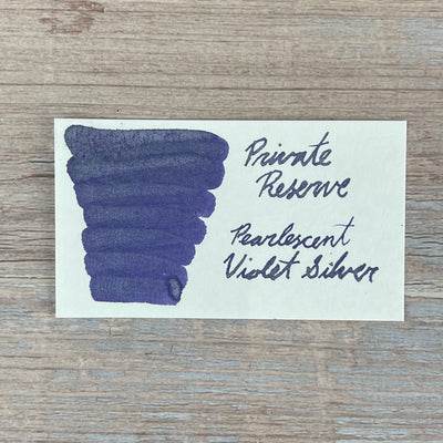 Private Reserve Pearlescent Violet-Silver - 60ML Bottled Ink
